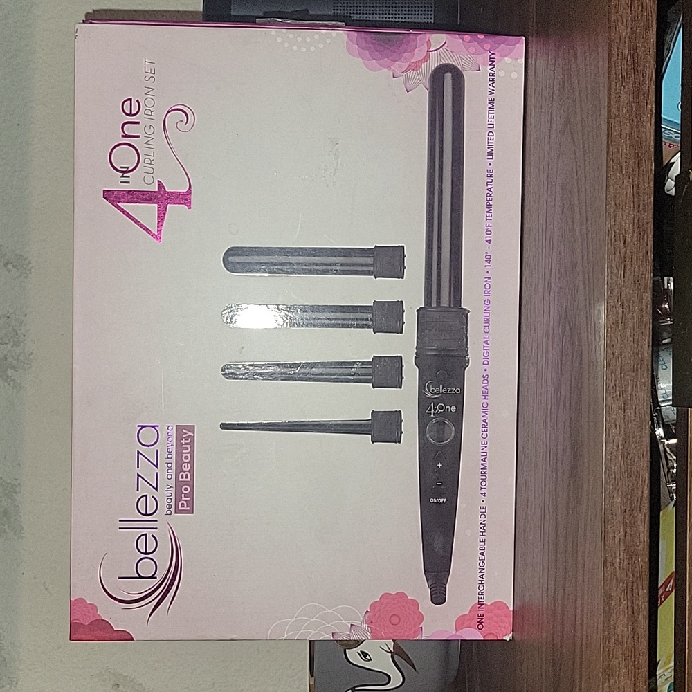 Bellezza pro beauty 4 in one curling iron set